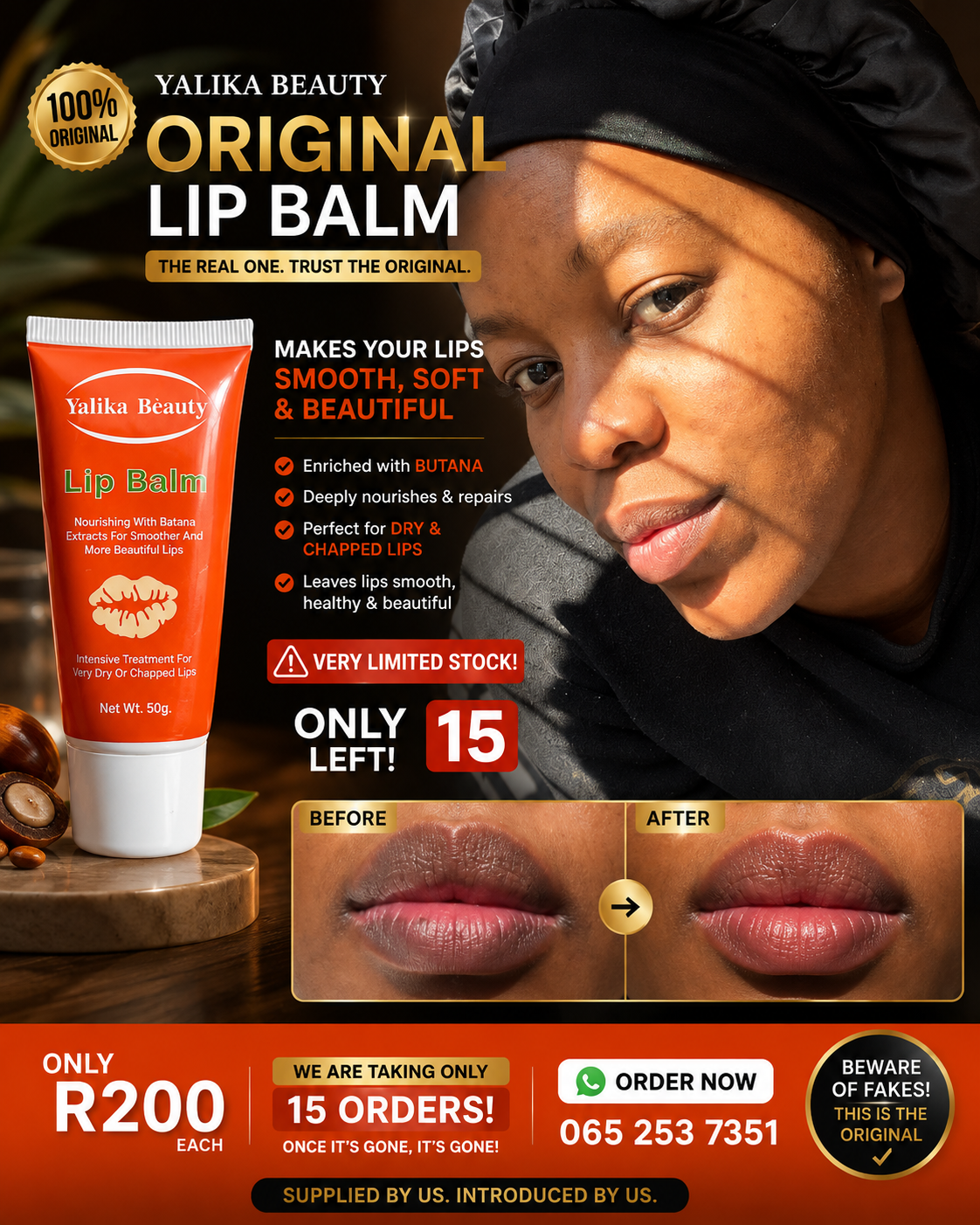 Yalika Beauty Original Lip Balm 50g